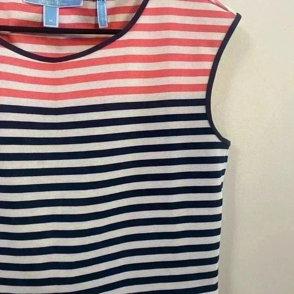 Draper James striped flared dress medium - Picture 2 of 4